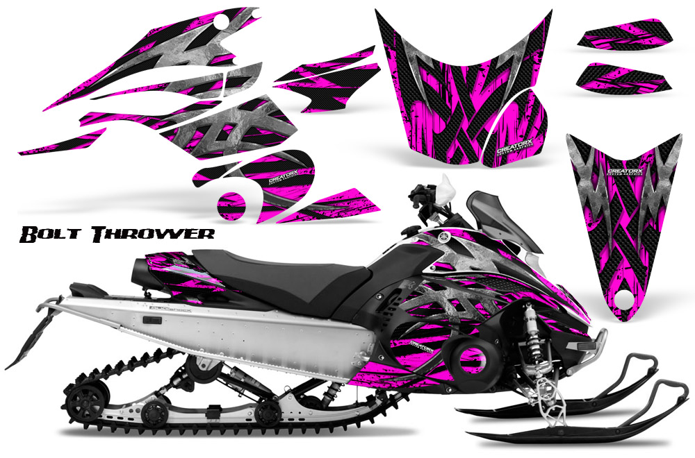 Yamaha FX Nytro 2010 Graphics Kit Bolt Thrower Pink